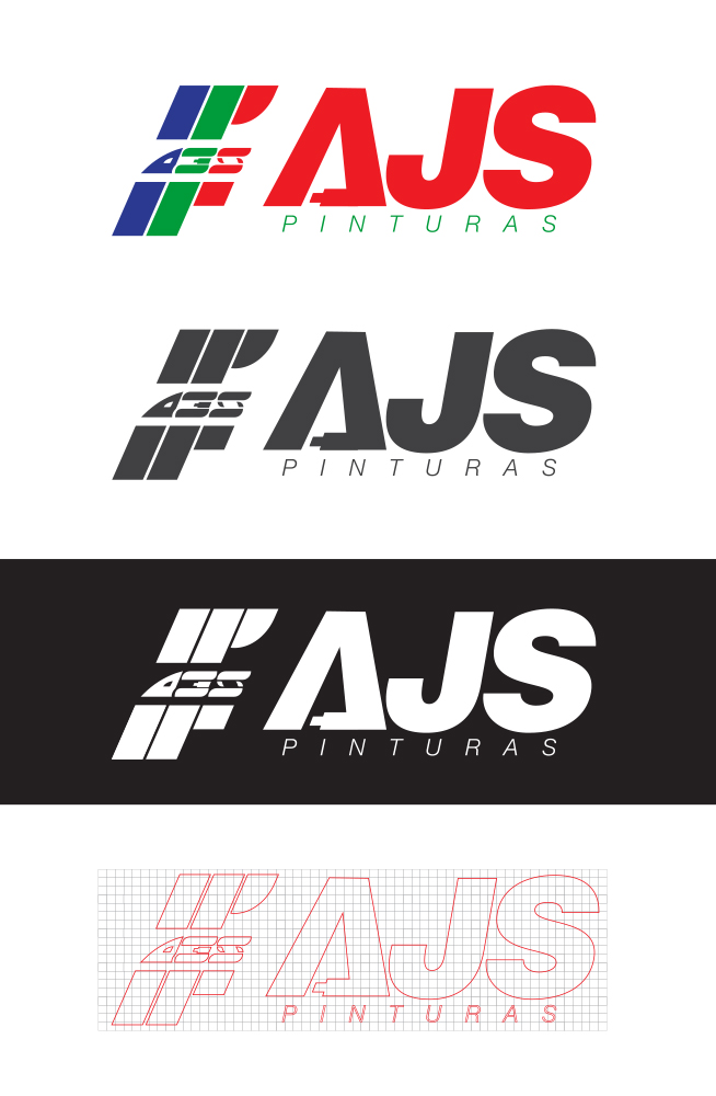 Criação de Logotipo em Americana-SP para empresa AJS Pinturas