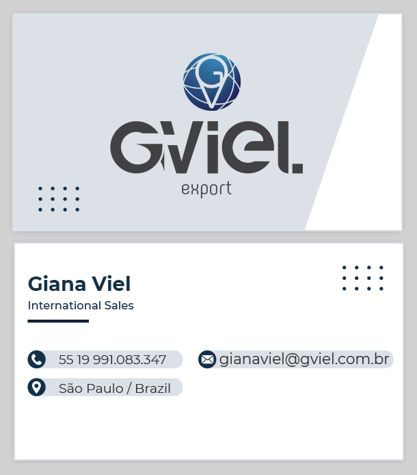 Cartão de visita para empresa G-Viel